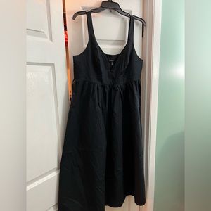 Banana Republic black midi dress NWT